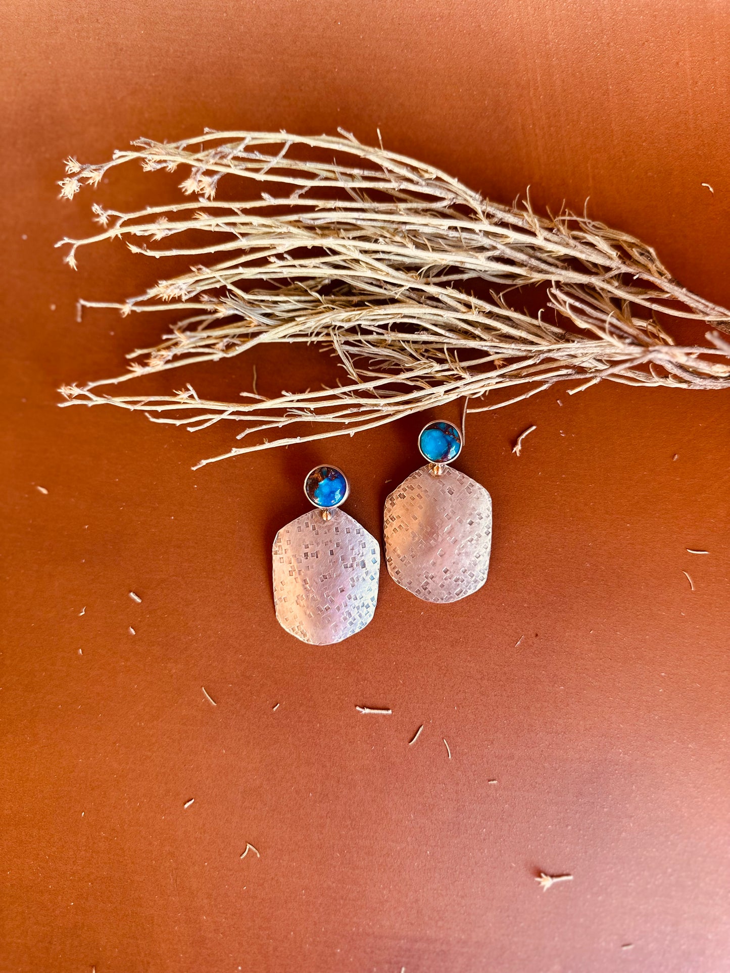 Blue Spiny Oyster Earrings