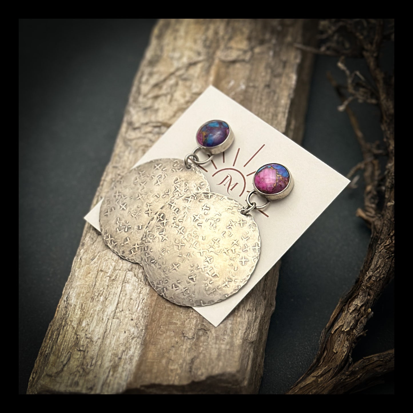 Pink Spiny Oyster Earrings