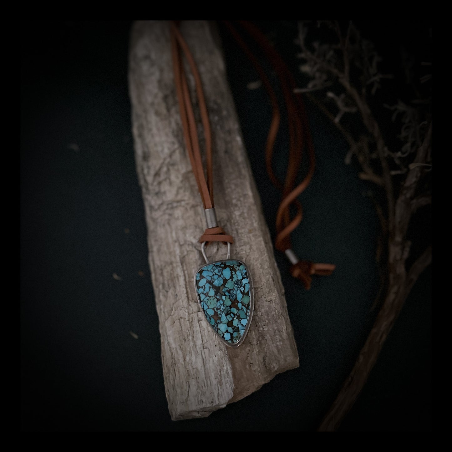 Pressed Turquoise Necklace