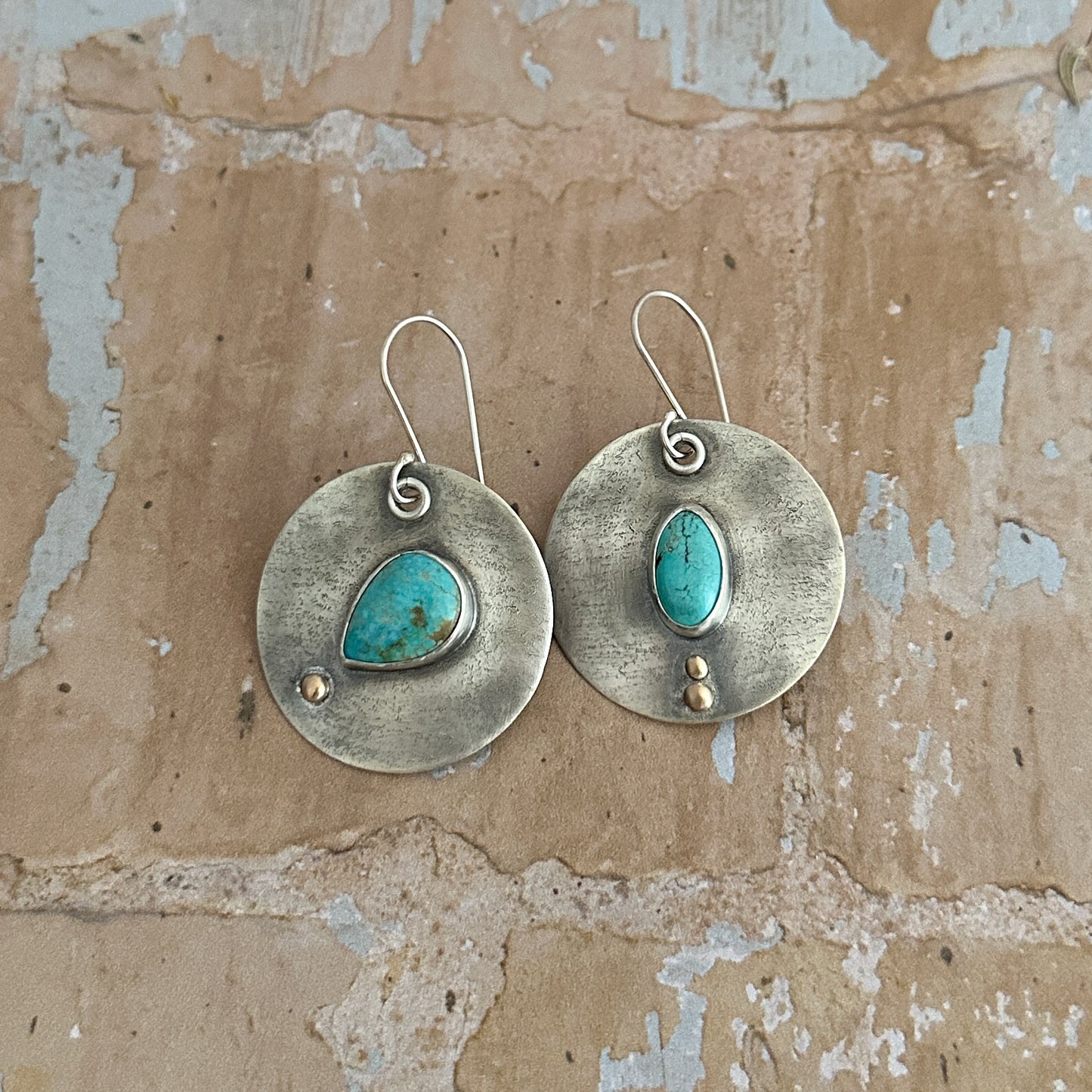 Nevada #8 Turquoise Earrings