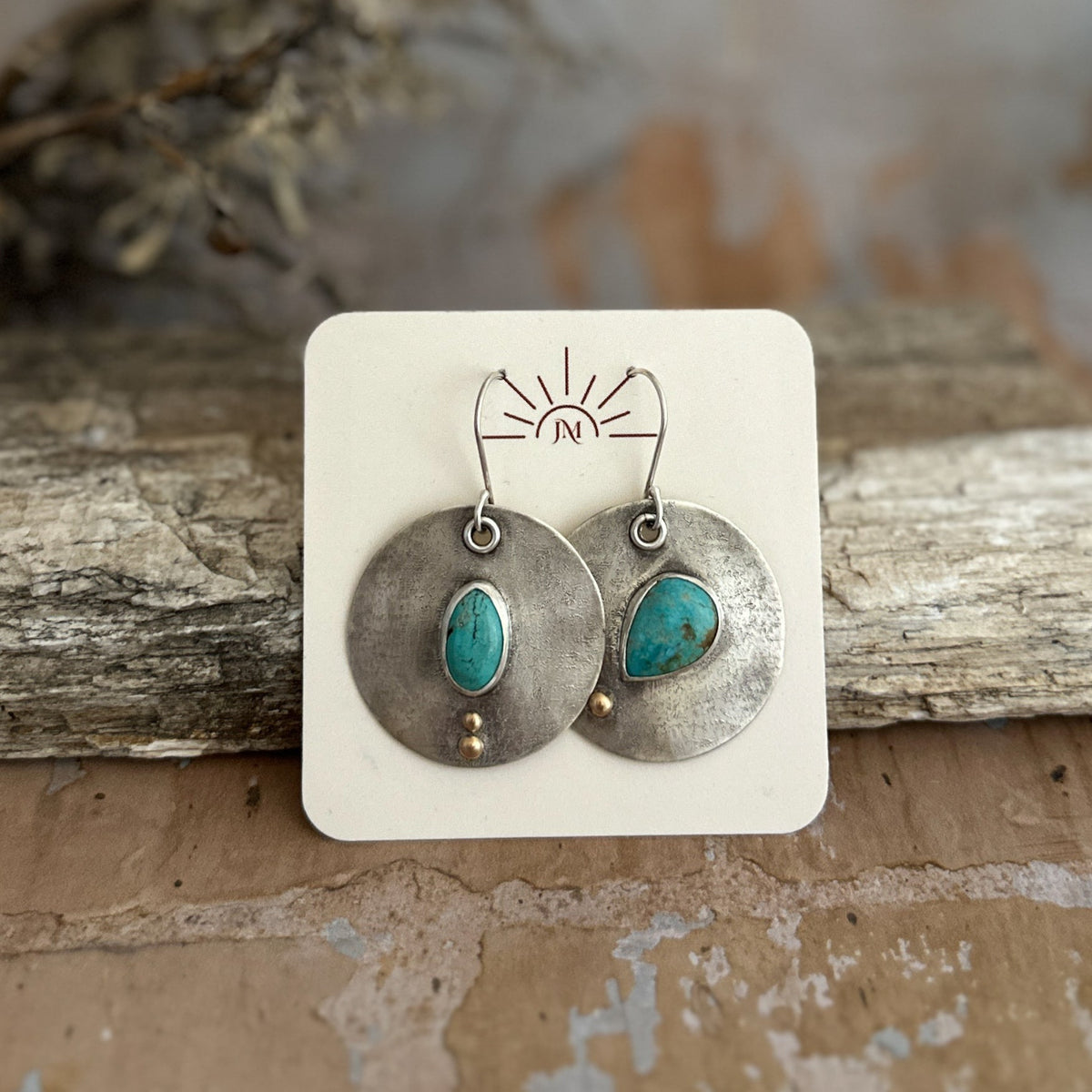 Nevada #8 Turquoise Earrings