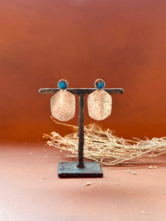 Blue Spiny Oyster Earrings