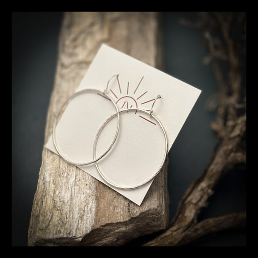 Sterling Silver Hoops