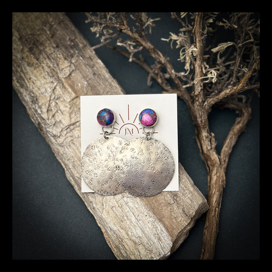 Pink Spiny Oyster Earrings